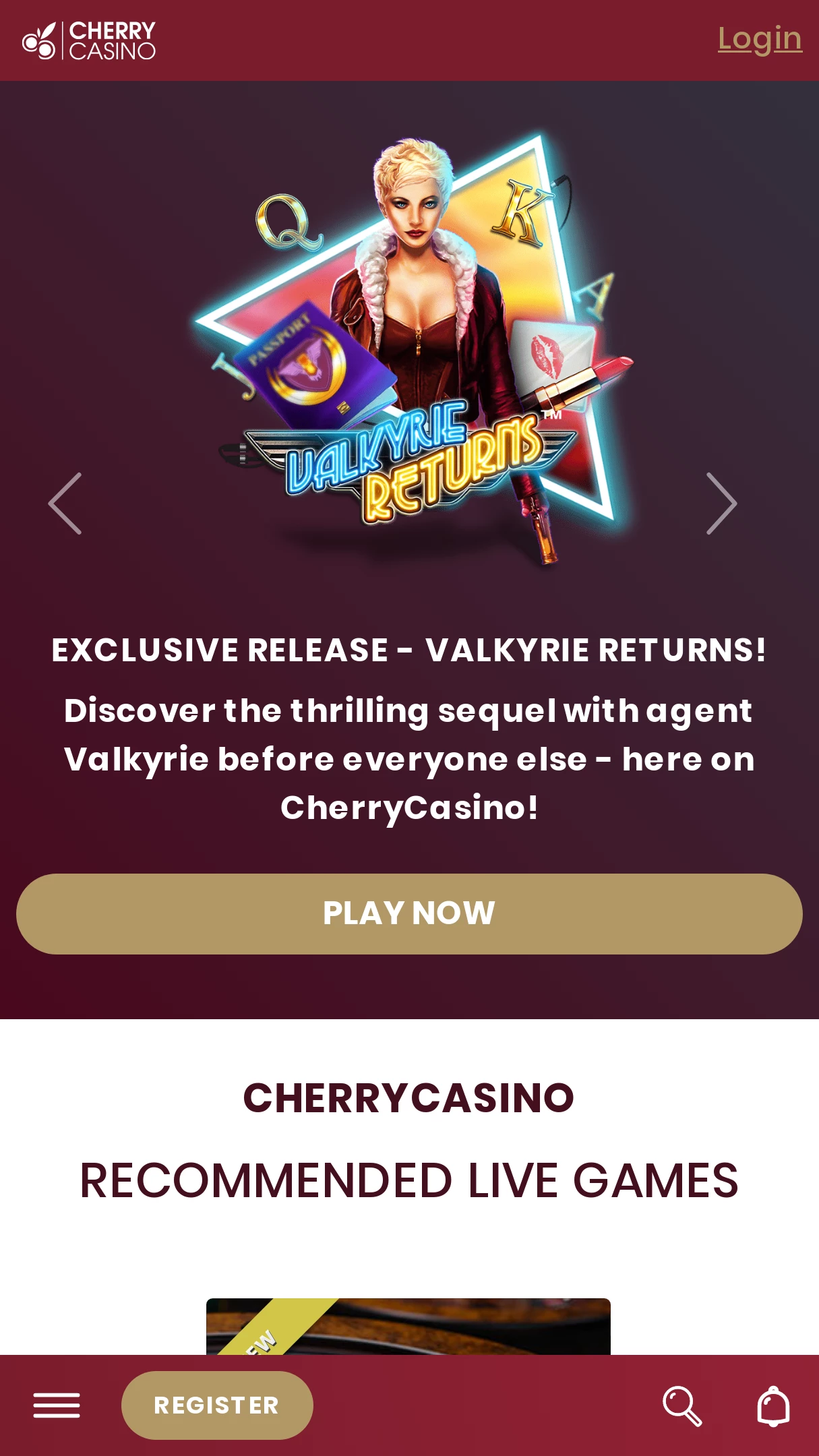 Casino list cherry 134697